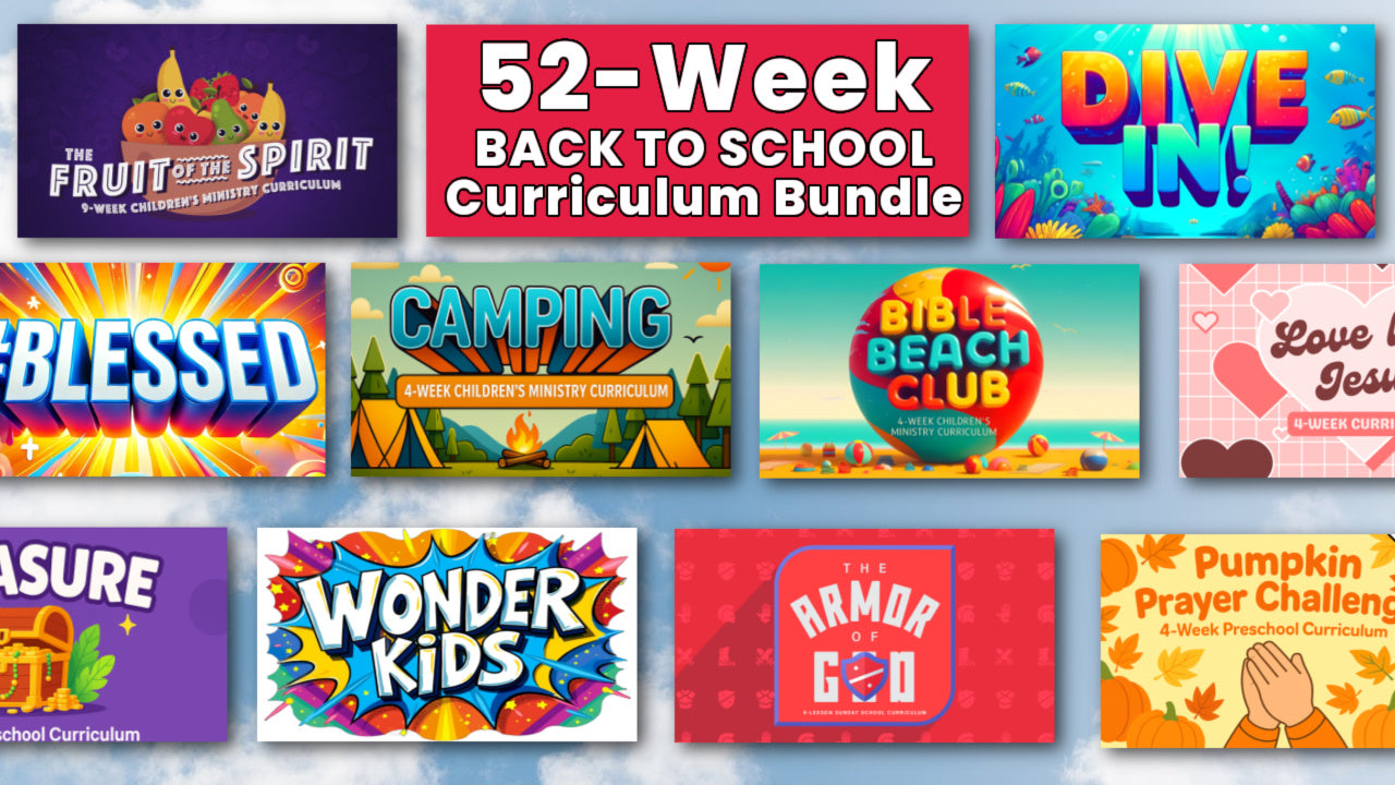 Back To School 52-Week Curriculum Bundle Deal 🎒 PreK and Elementary