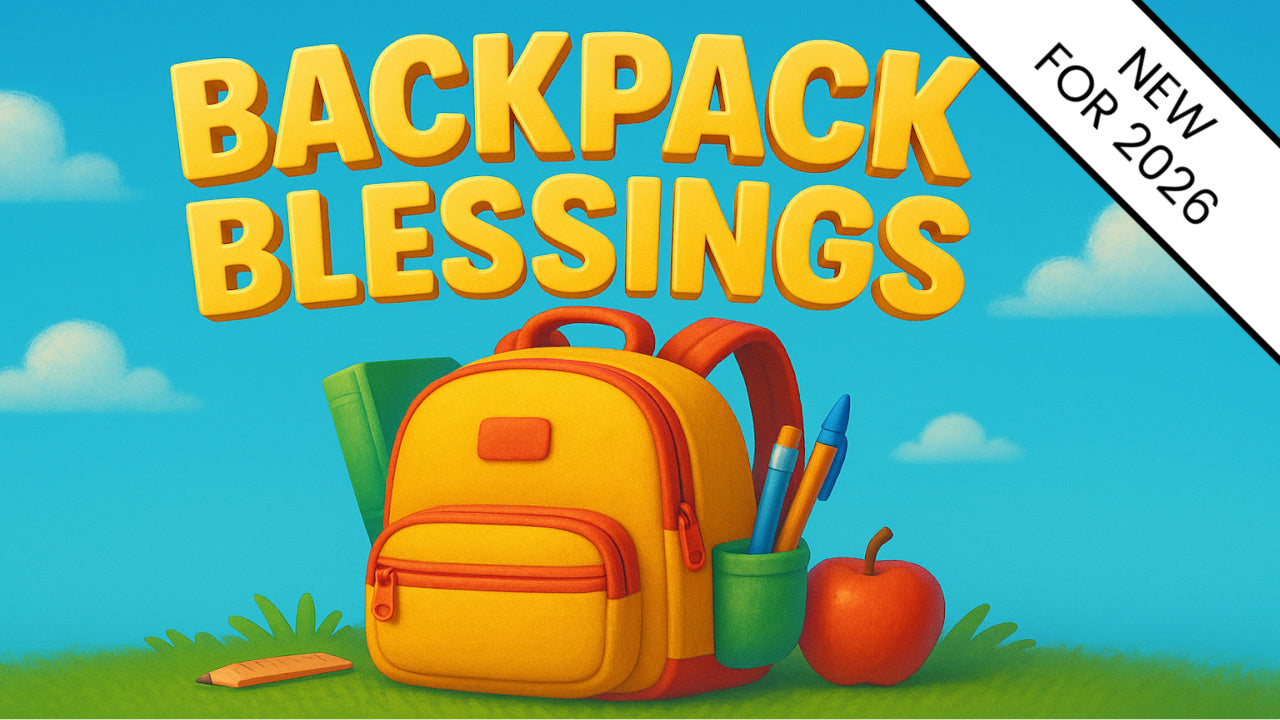 back to school with god sermon for kids backpack things Backpack Blessings: 5-Week Children's Ministry Curriculum (August 2026 – Sunday School Store