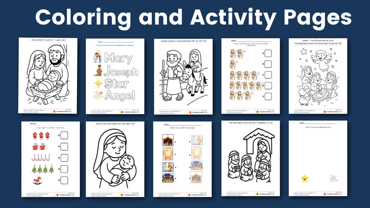 Heroes of the Nativity: 5-Week Preschool Curriculum for Christmas (ages 3-5)
