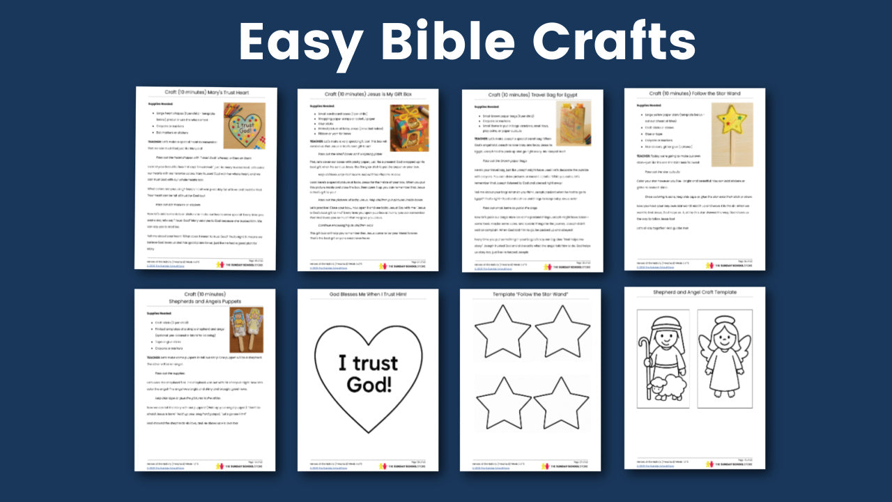 Heroes of the Nativity: 5-Week Preschool Curriculum for Christmas (ages 3-5)