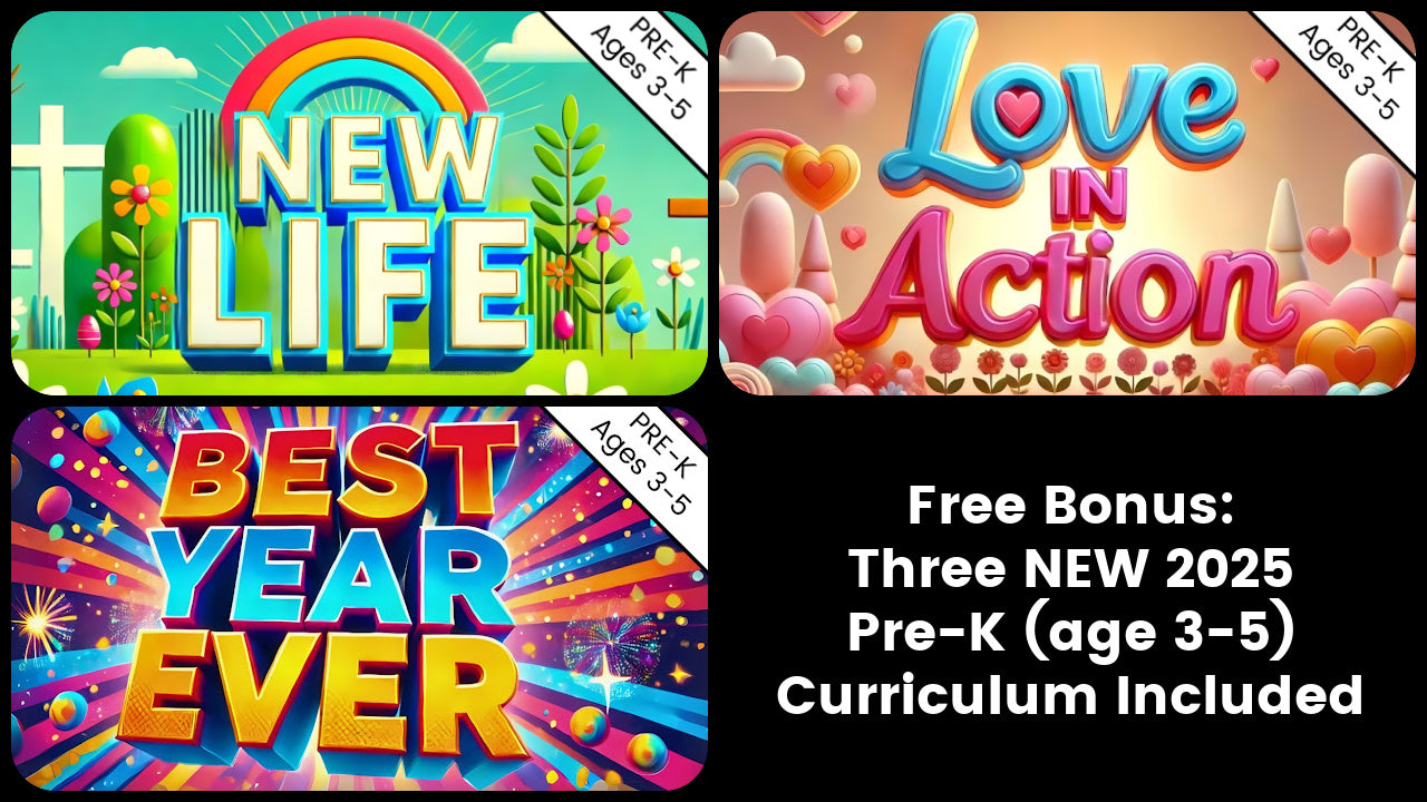 ENDS 4/05/2025 ⚠️ 101-Week Spring Children's Ministry Curriculum Bundle Deal
