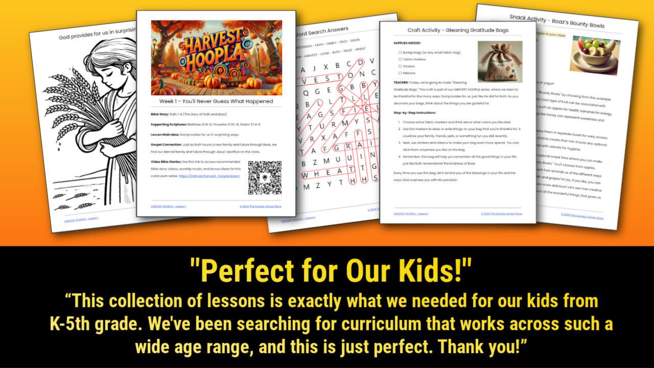 Ended 10/18/24 ⏰ 2024 Pumpkin Bundle Deal - Fall Children's Ministry Curriculum