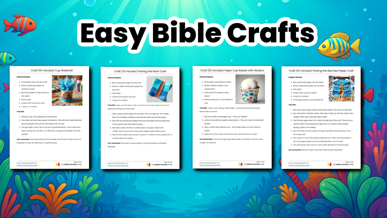 Dive In! PreK 4-Week Preschool Curriculum (ages 3-5)