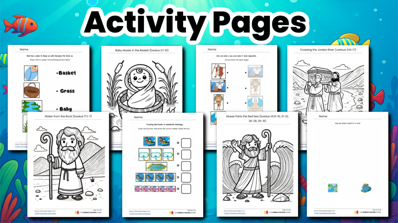 Dive In! PreK 4-Week Preschool Curriculum (ages 3-5)