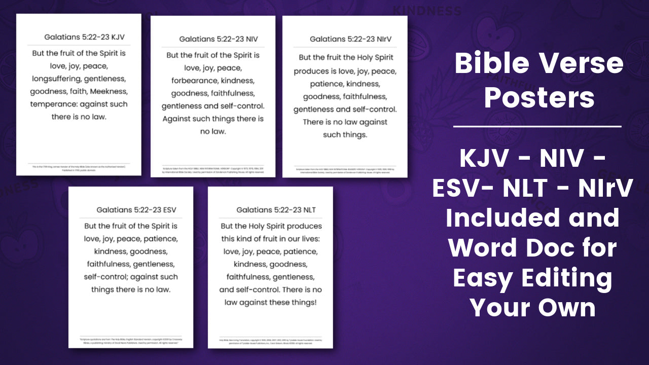 The Fruit of the Spirit 9-Week Children's Ministry Curriculum (ages 6-12)