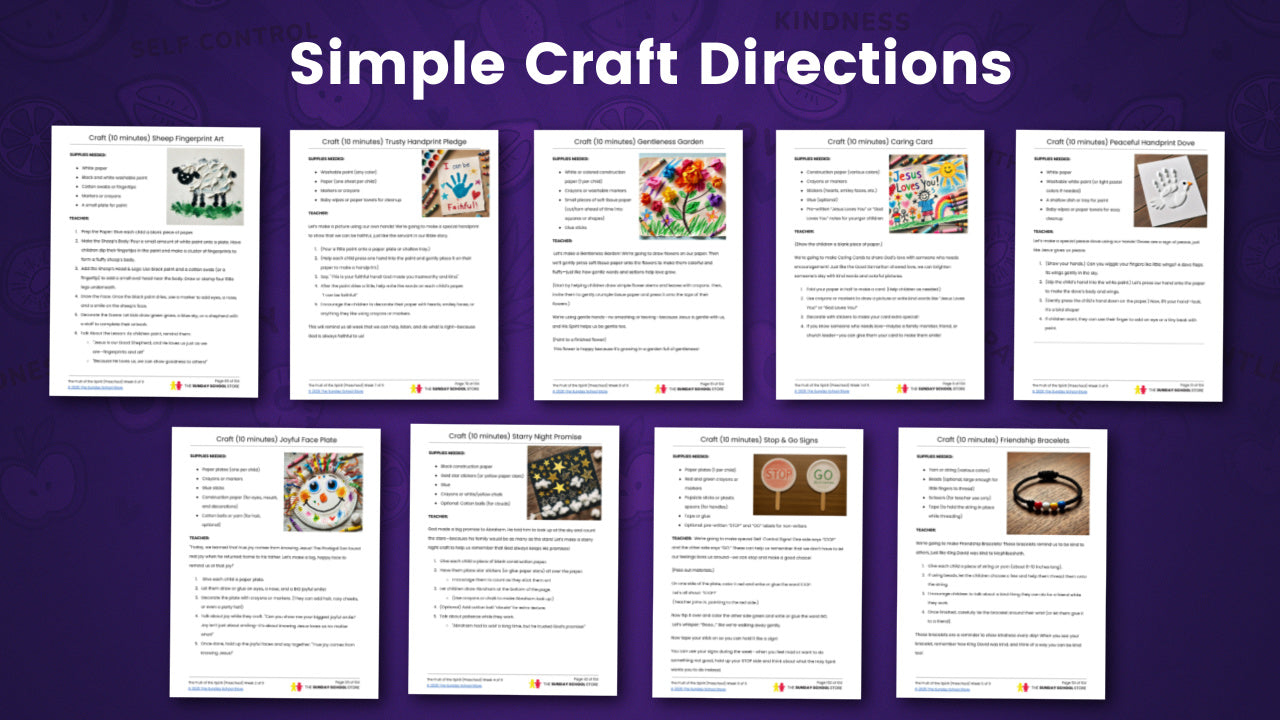 The Fruit of the Spirit: 9-Week Preschool Ministry Curriculum