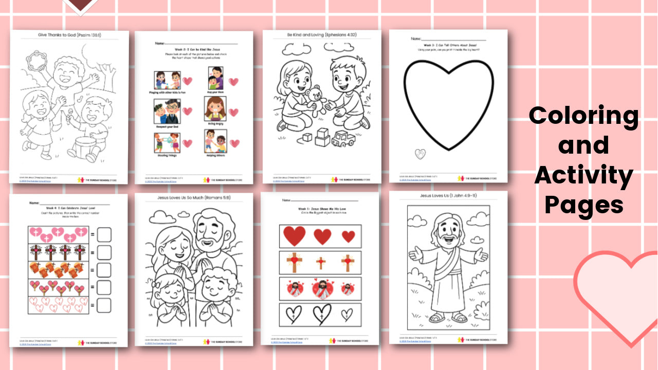 Love Like Jesus: 4-Week Preschool Curriculum (ages 3-5)