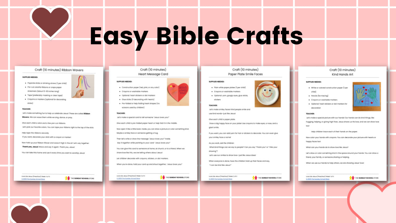 Love Like Jesus: 4-Week Preschool Curriculum (ages 3-5)