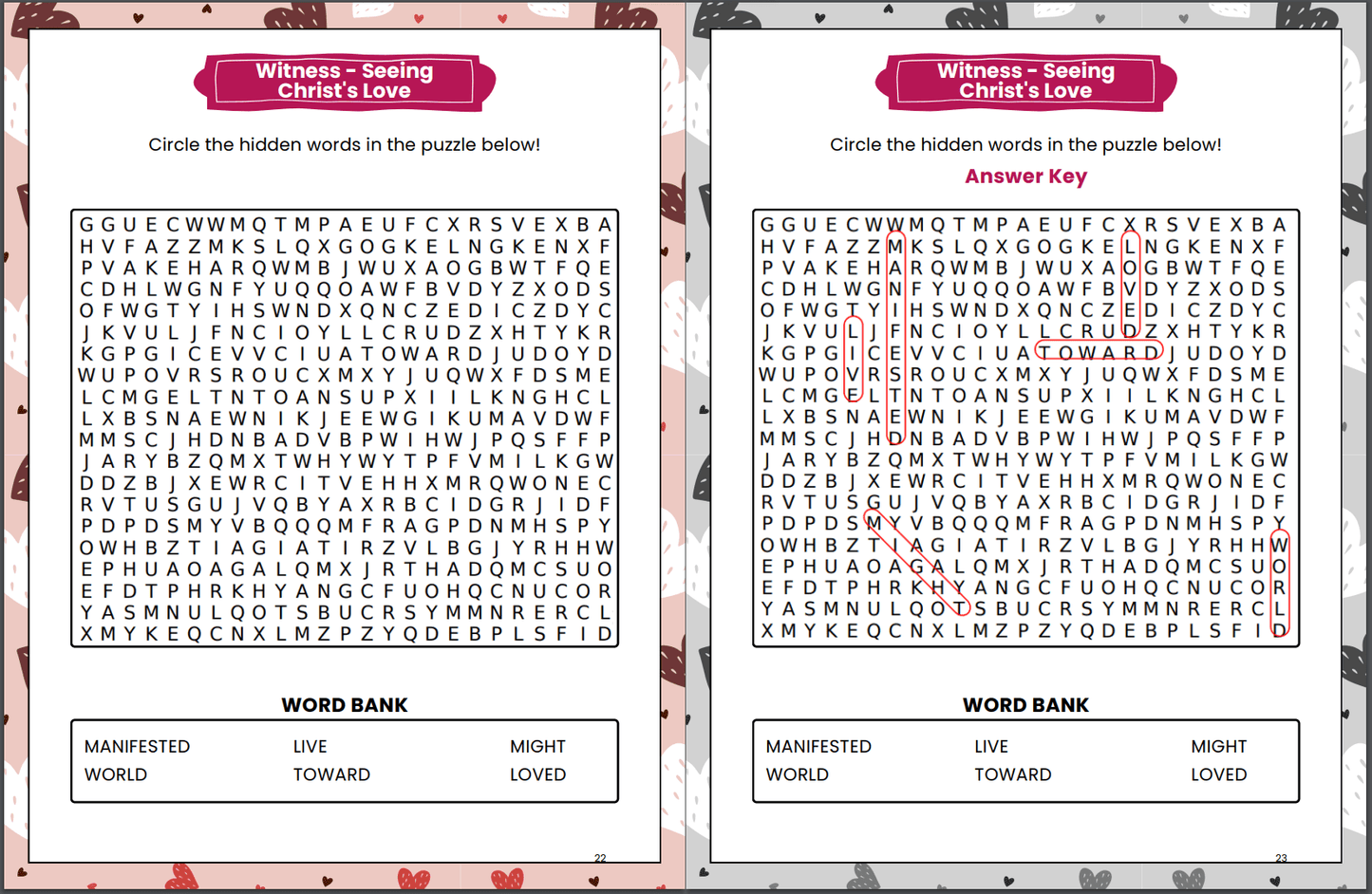 Love Like Jesus 💖 4-Lesson Sunday School Curriculum for Kids & 28-Day Kindness Challenge