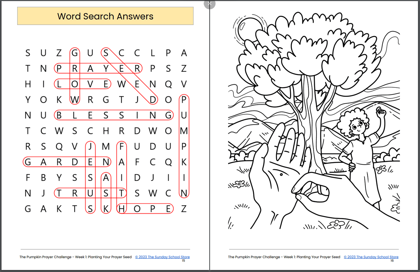 Pumpkin Prayer Challenge: 4-Lesson Sunday School Curriculum for Kids