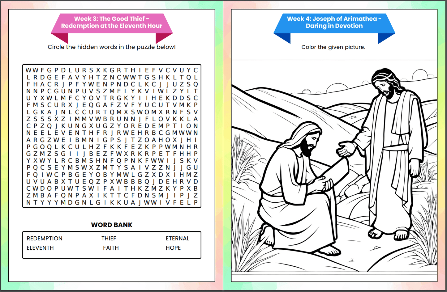 Heroes of Holy Week ⛪ 5-Lesson Sunday School Curriculum for Easter