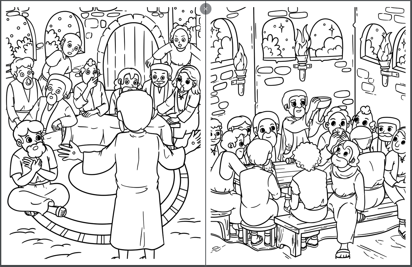 Easter Coloring Page Bundle (Free PDF Download)