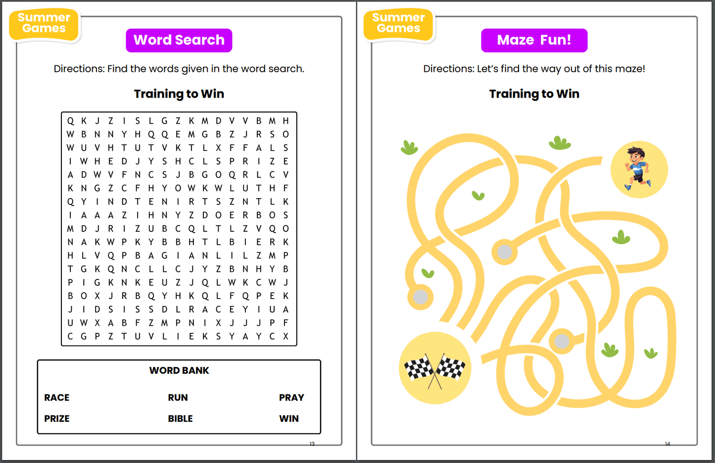 Summer Games: 3-Week Sunday School Curriculum for Children’s Ministry with Olympic Theme for 2024