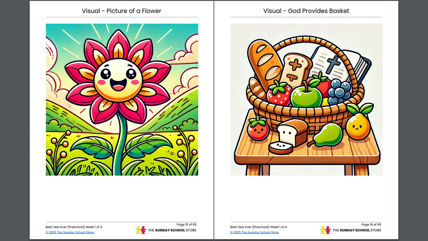 Preschool Curriculum Sample ✅ BEST YEAR EVER Pre-K: 4-Lessons for New Year's