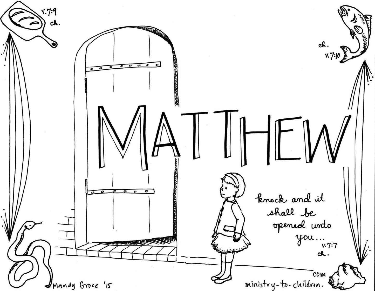 Books of the Bible Coloring Book - 66 Pages (download only) - Sunday School Store