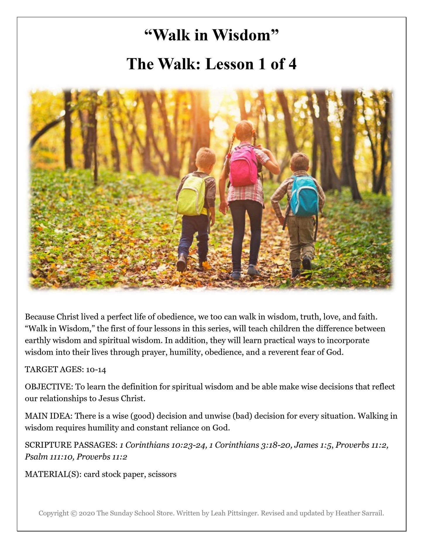 The Walk: 4-Week Study on Following Jesus (download only) - Sunday School Store