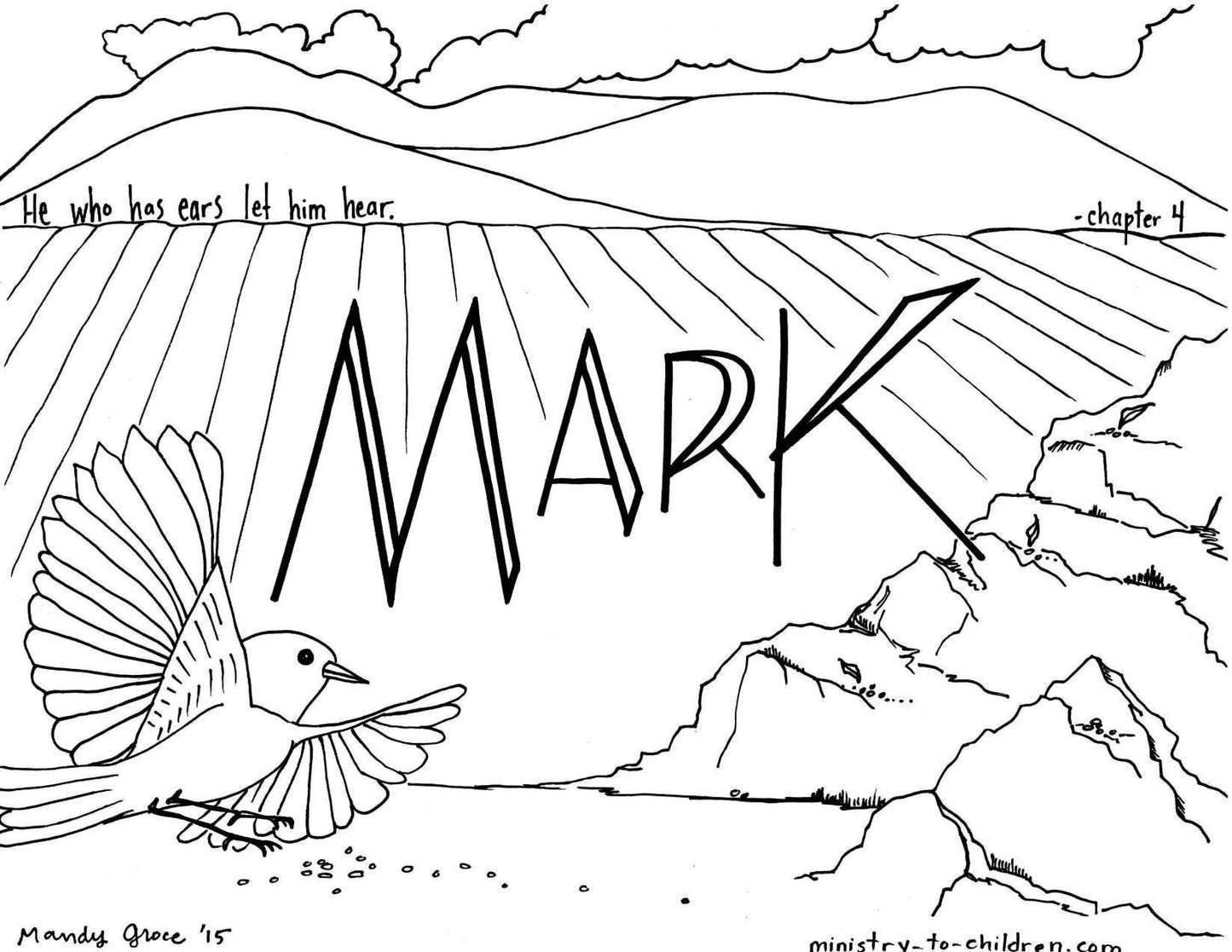 Books of the Bible Coloring Book - 66 Pages (download only) - Sunday School Store