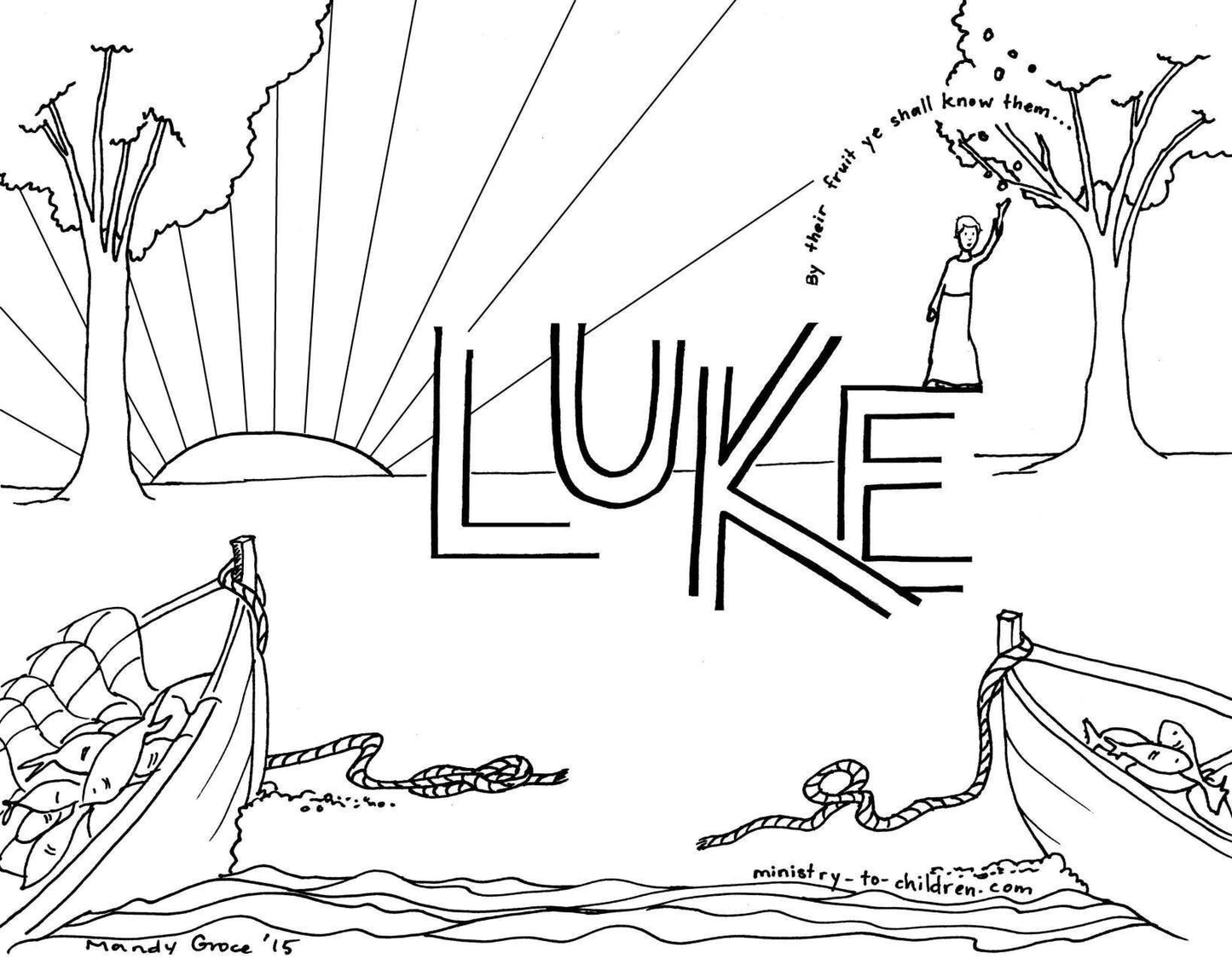 Books of the Bible Coloring Book - 66 Pages (download only) - Sunday School Store