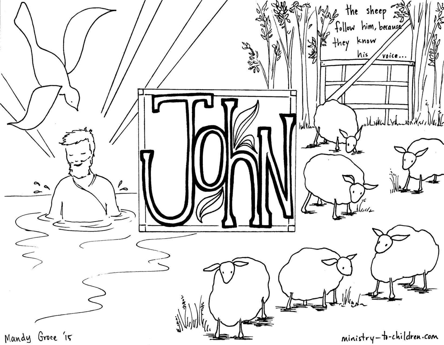 Books of the Bible Coloring Book - 66 Pages (download only) - Sunday School Store