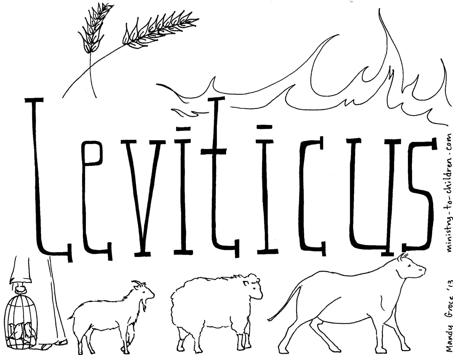 Books of the Bible Coloring Book - 66 Pages (download only) - Sunday School Store