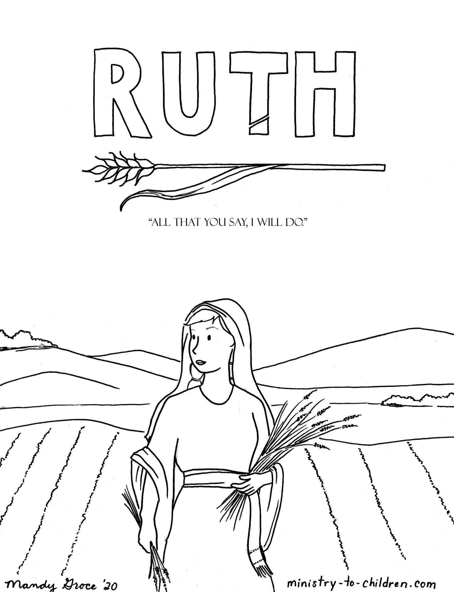 Bible Heroes Coloring Book (Free 11-Page Download) - Sunday School Store