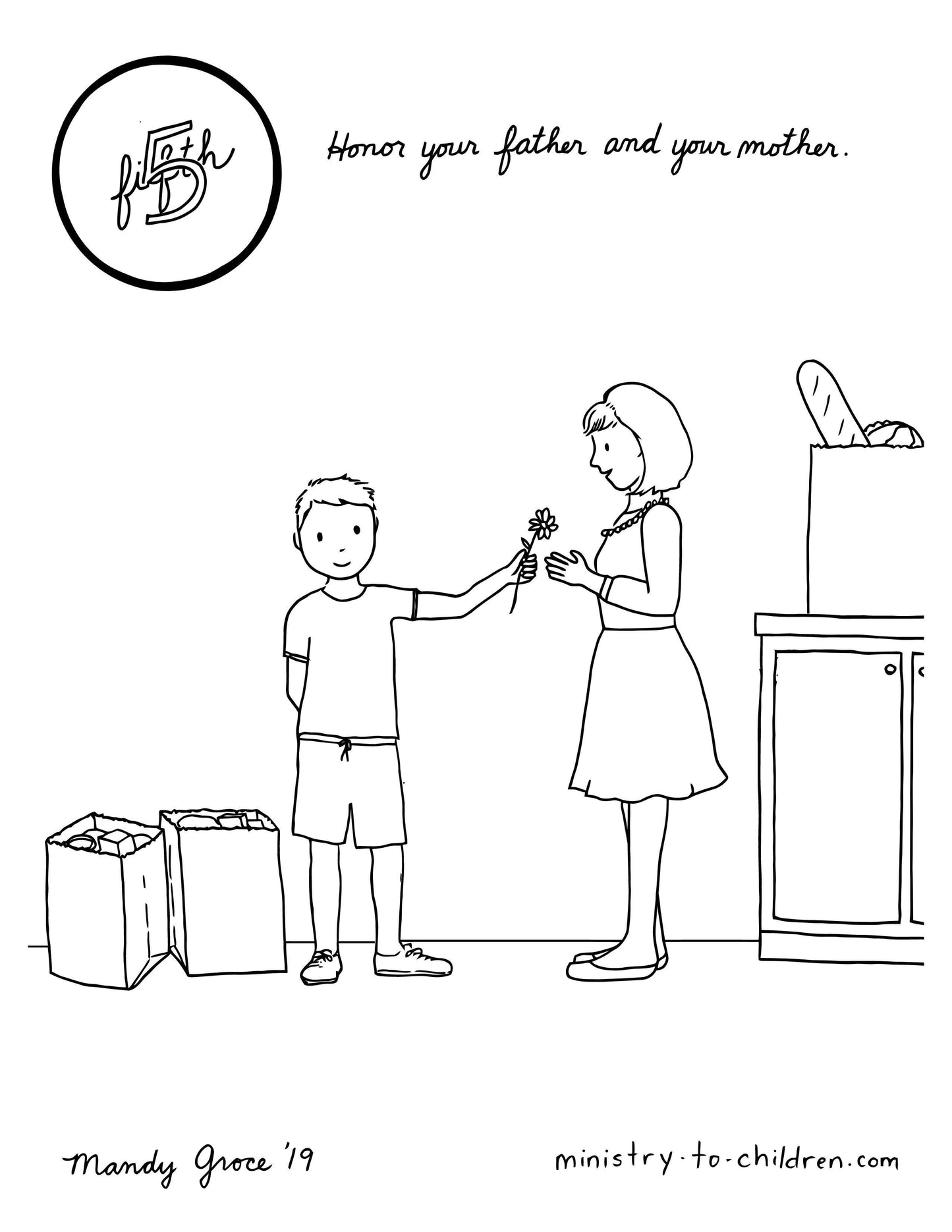 Mother's Day Coloring Bundle 10 pages (download only) - Sunday School Store