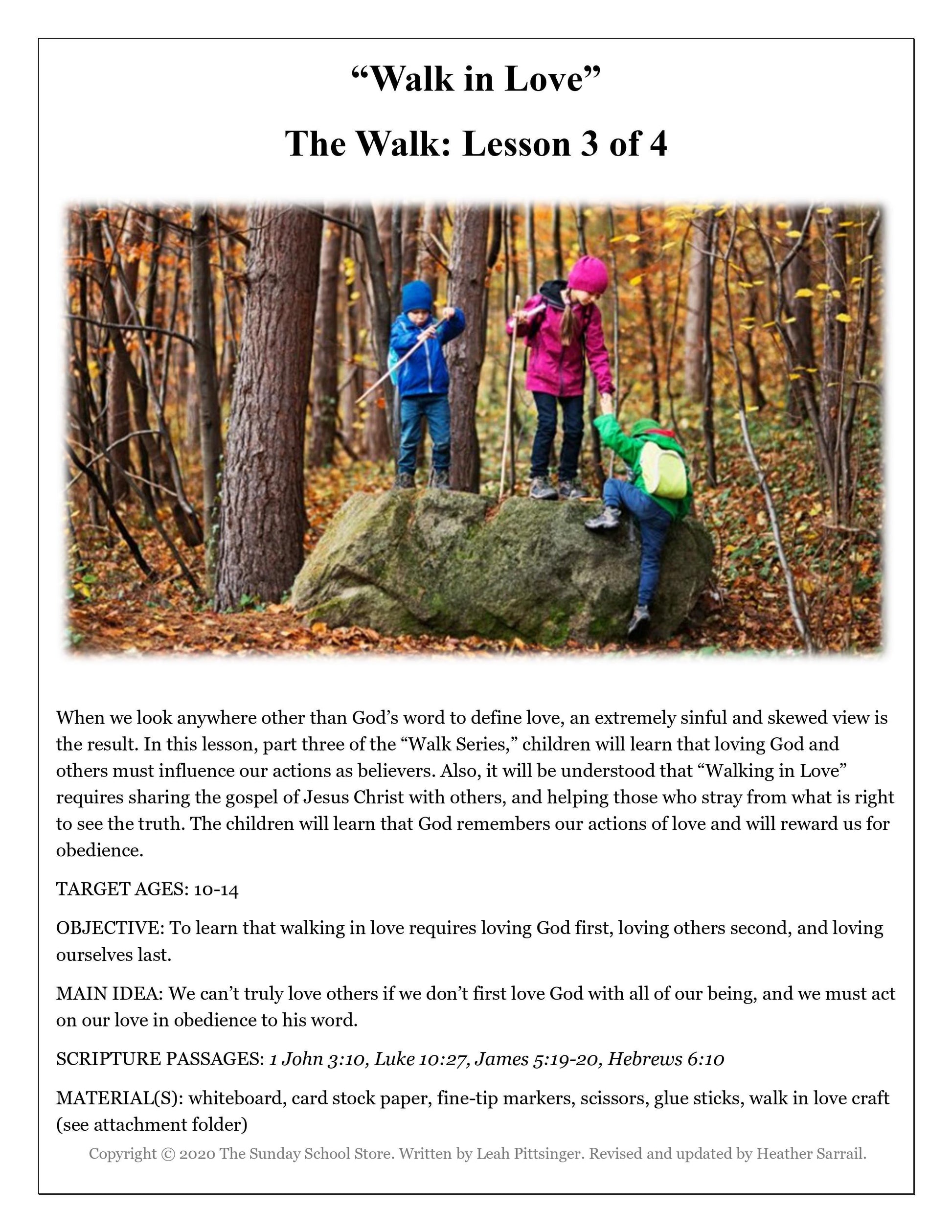 The Walk: 4-Week Study on Following Jesus (download only) - Sunday School Store