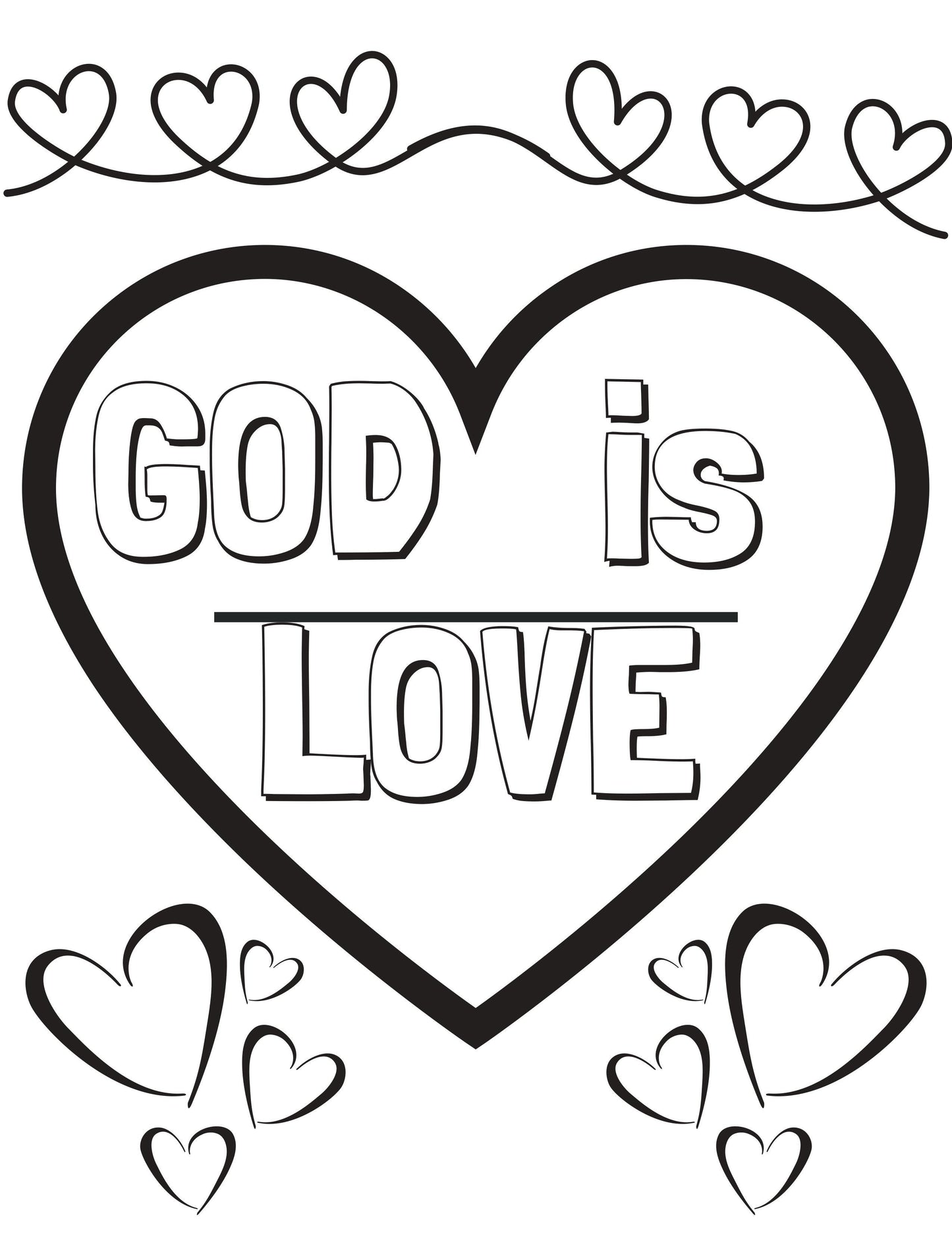 Valentine's Day Printable Bundle (free download) Coloring and Lesson Activities - Sunday School Store