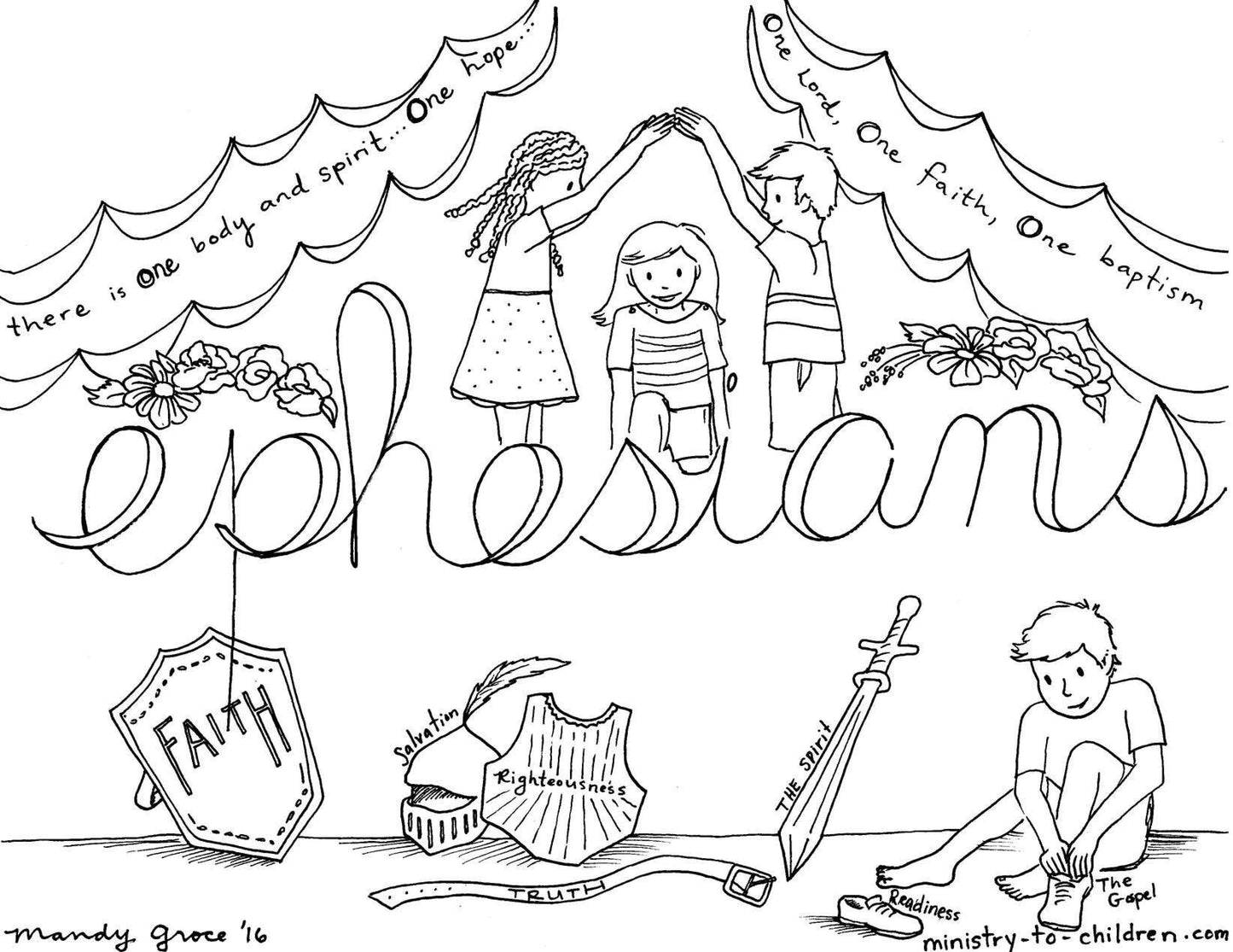 Books of the Bible Coloring Book - 66 Pages (download only) - Sunday School Store