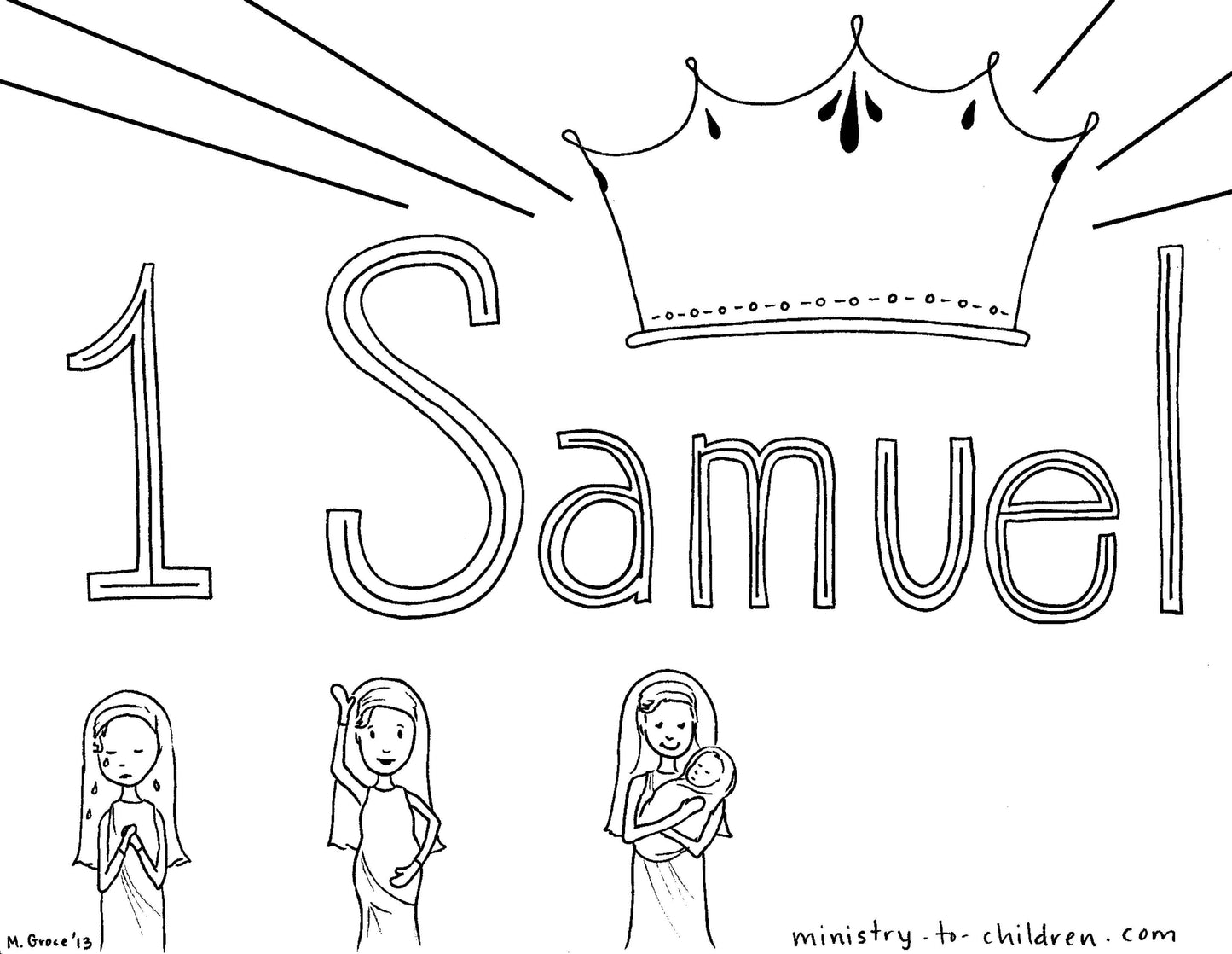 Books of the Bible Coloring Book - 66 Pages (download only) - Sunday School Store