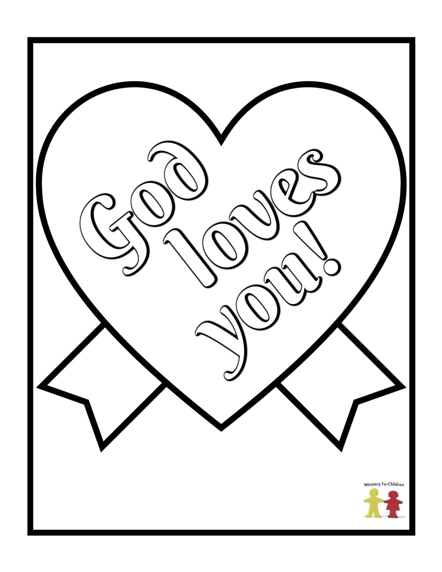 Valentine's Day Printable Bundle (free download) Coloring and Lesson Activities - Sunday School Store