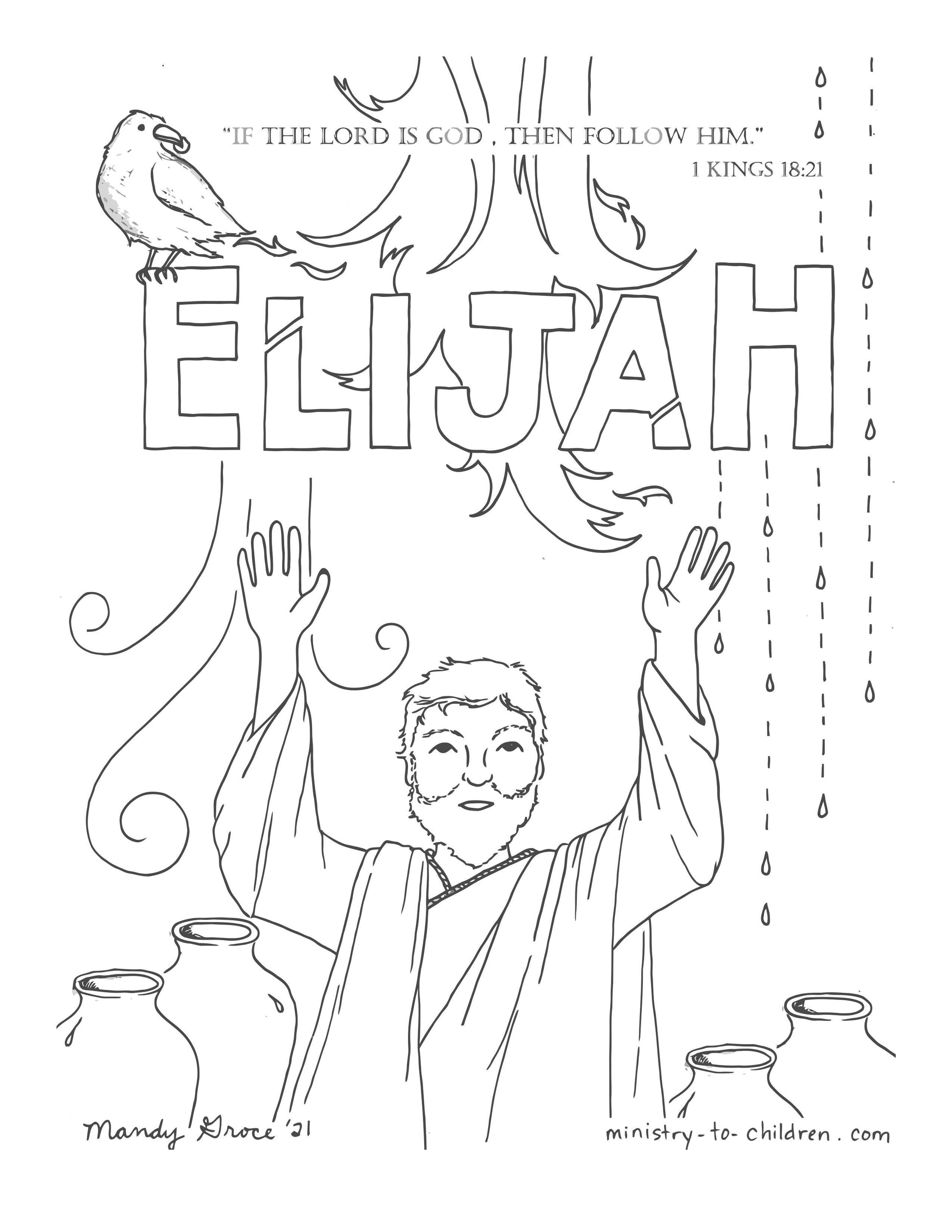 Bible Heroes Coloring Book (Free 11-Page Download) - Sunday School Store