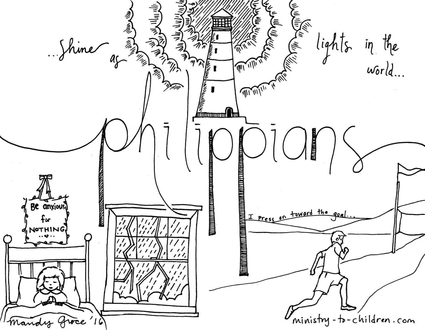Books of the Bible Coloring Book - 66 Pages (download only) - Sunday School Store