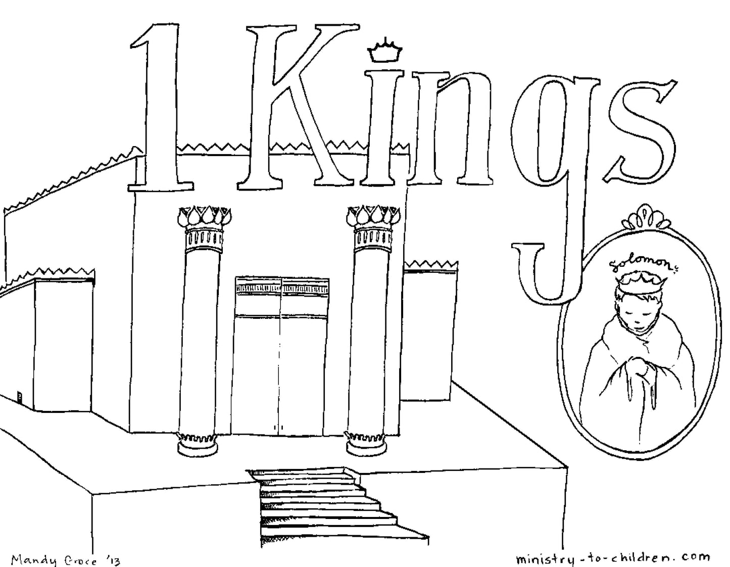 Books of the Bible Coloring Book - 66 Pages (download only) - Sunday School Store
