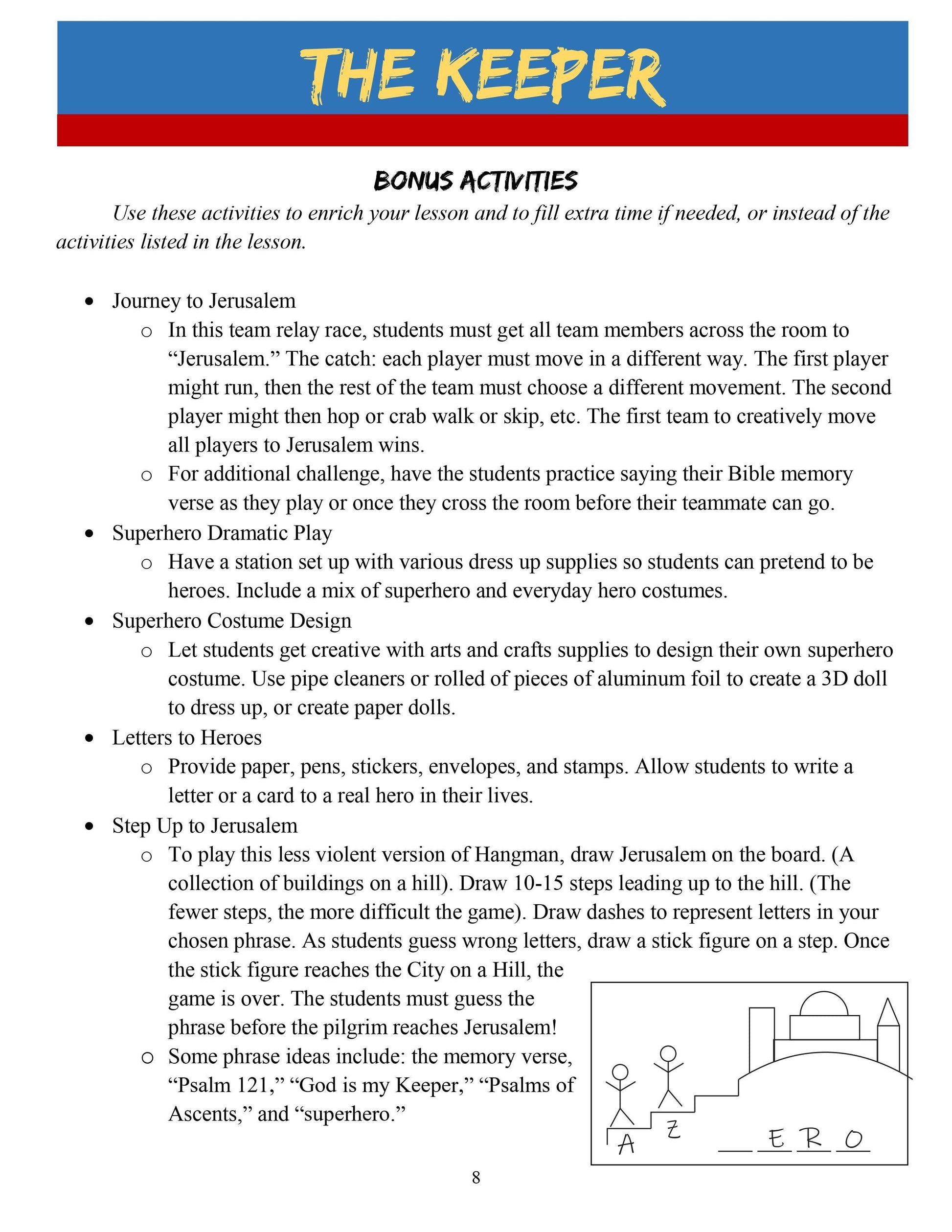 Bible Heroes: FREE Sample Lesson (download only) - Sunday School Store