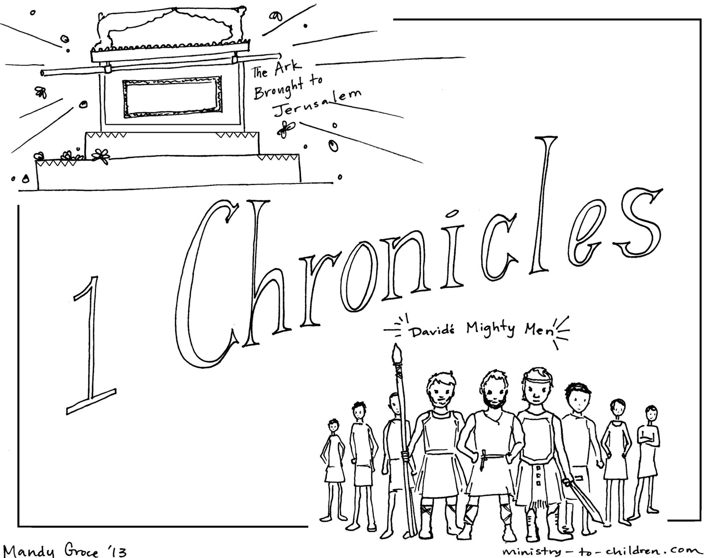 Books of the Bible Coloring Book - 66 Pages (download only) - Sunday School Store