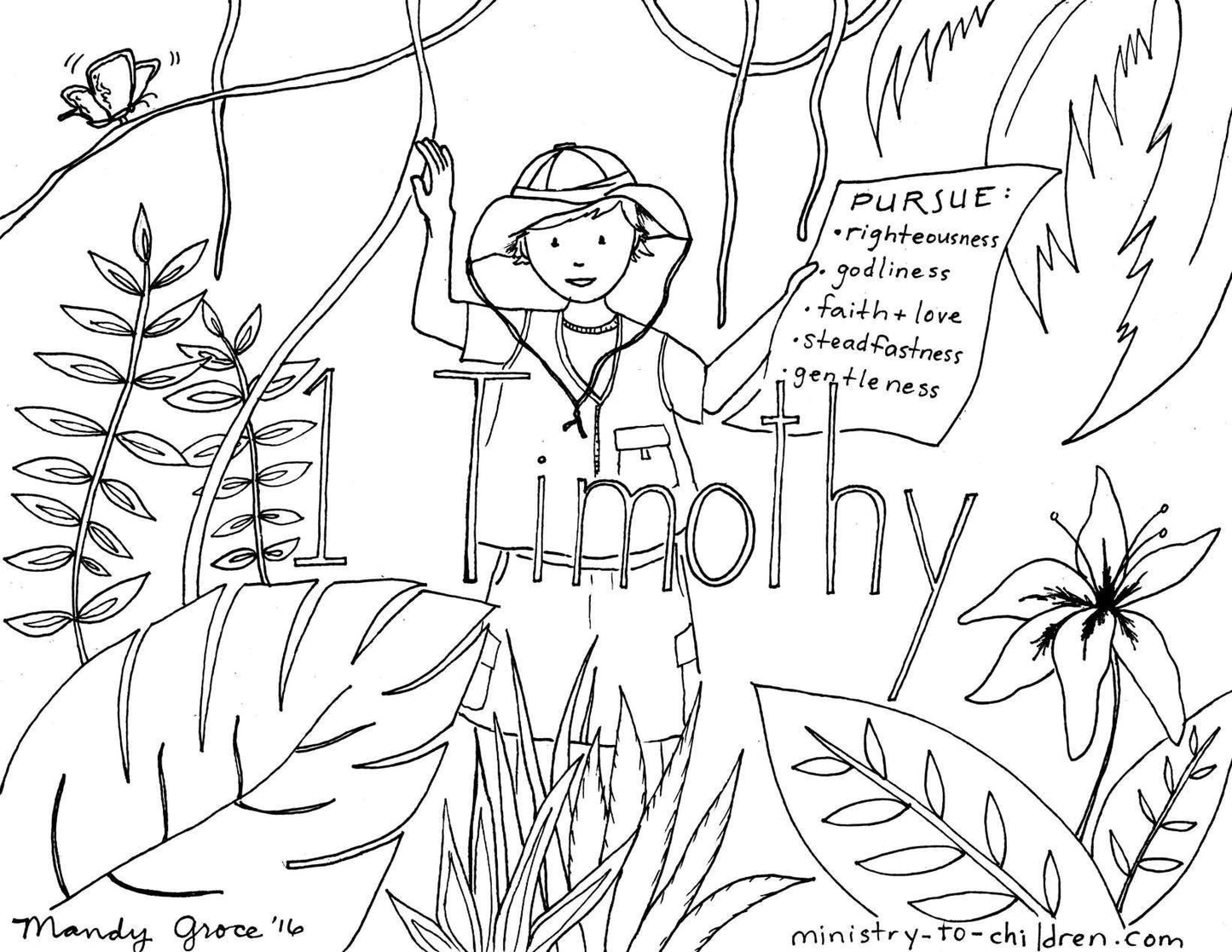 Books of the Bible Coloring Book - 66 Pages (download only) - Sunday School Store
