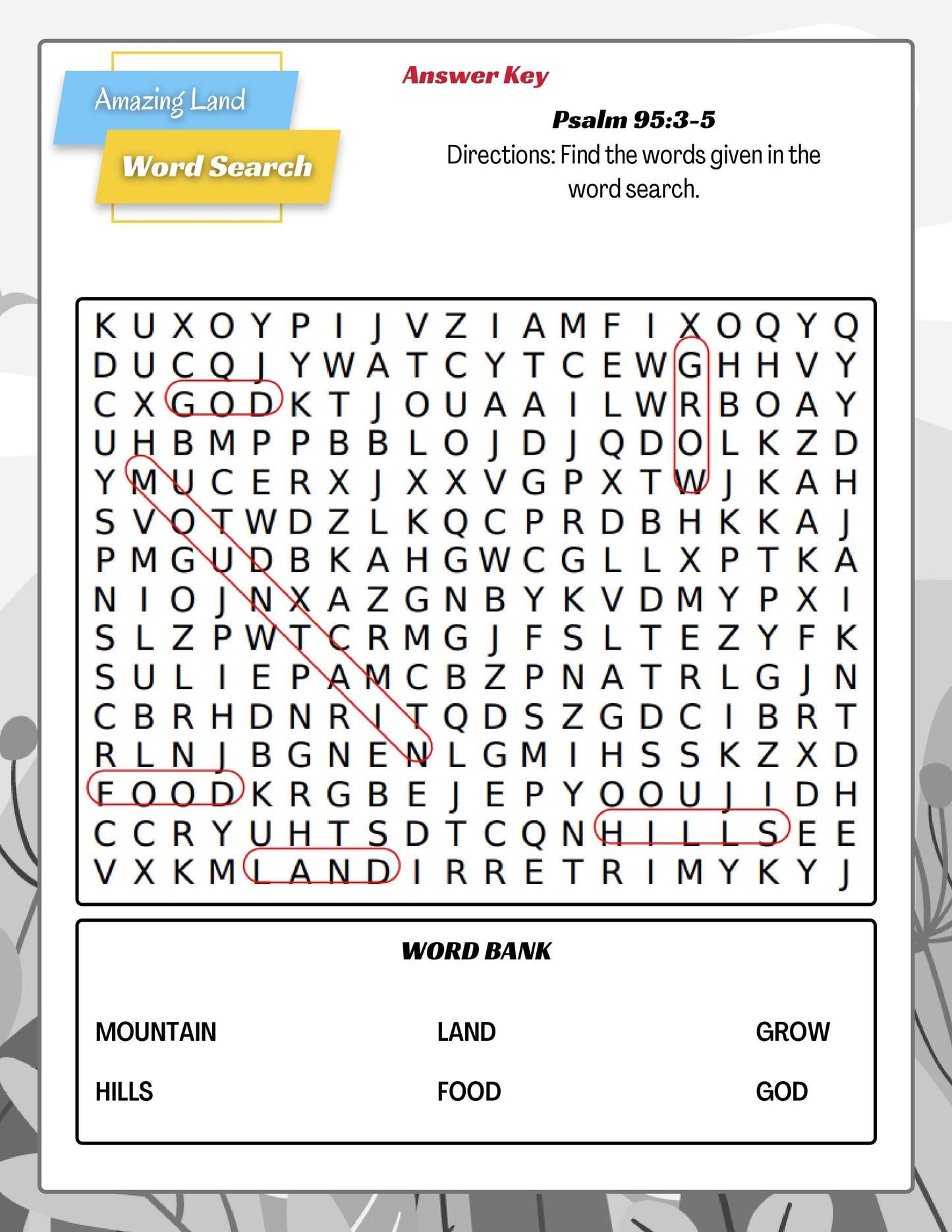 Amazing Nature: 7-Lesson Sunday School Curriculum (download only) - Sunday School Store