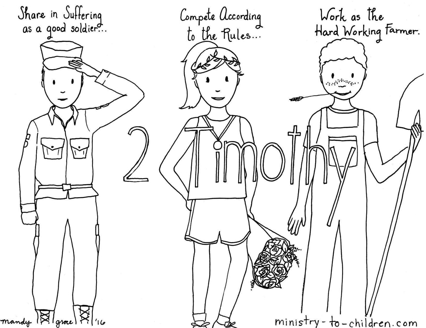 Books of the Bible Coloring Book - 66 Pages (download only) - Sunday School Store