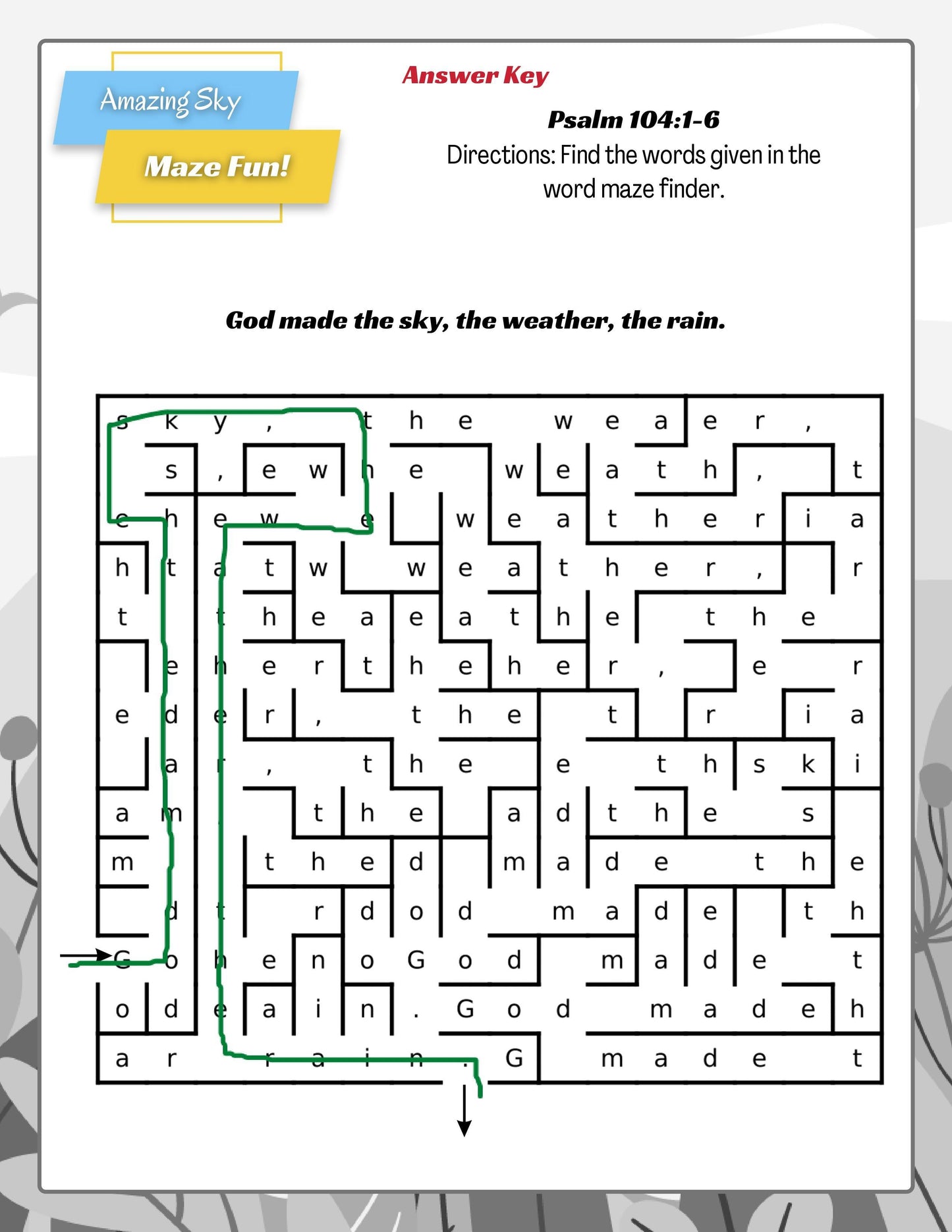 Amazing Nature: 7-Lesson Sunday School Curriculum (download only) - Sunday School Store