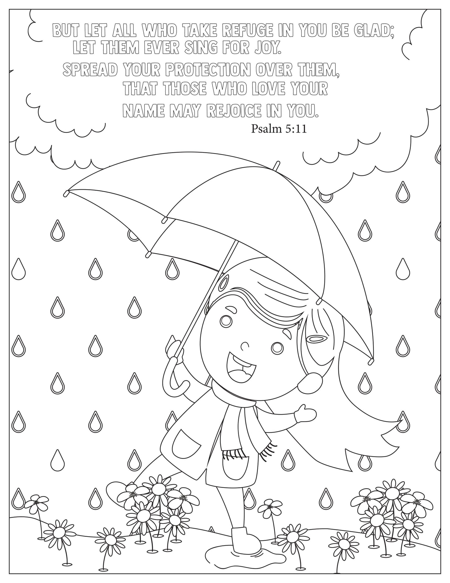 Book of Psalms: 37 Page Bible Coloring Book (download only) - Sunday School Store
