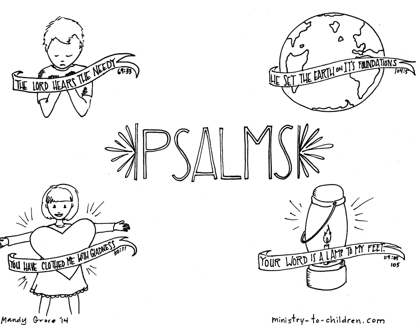Books of the Bible Coloring Book - 66 Pages (download only) - Sunday School Store