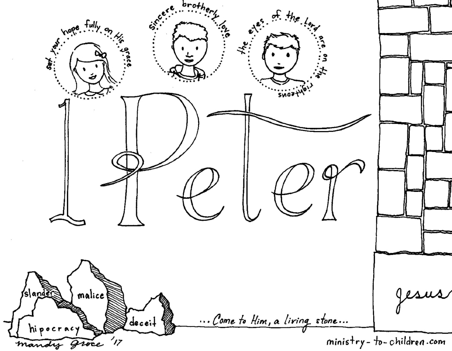Books of the Bible Coloring Book - 66 Pages (download only) - Sunday School Store