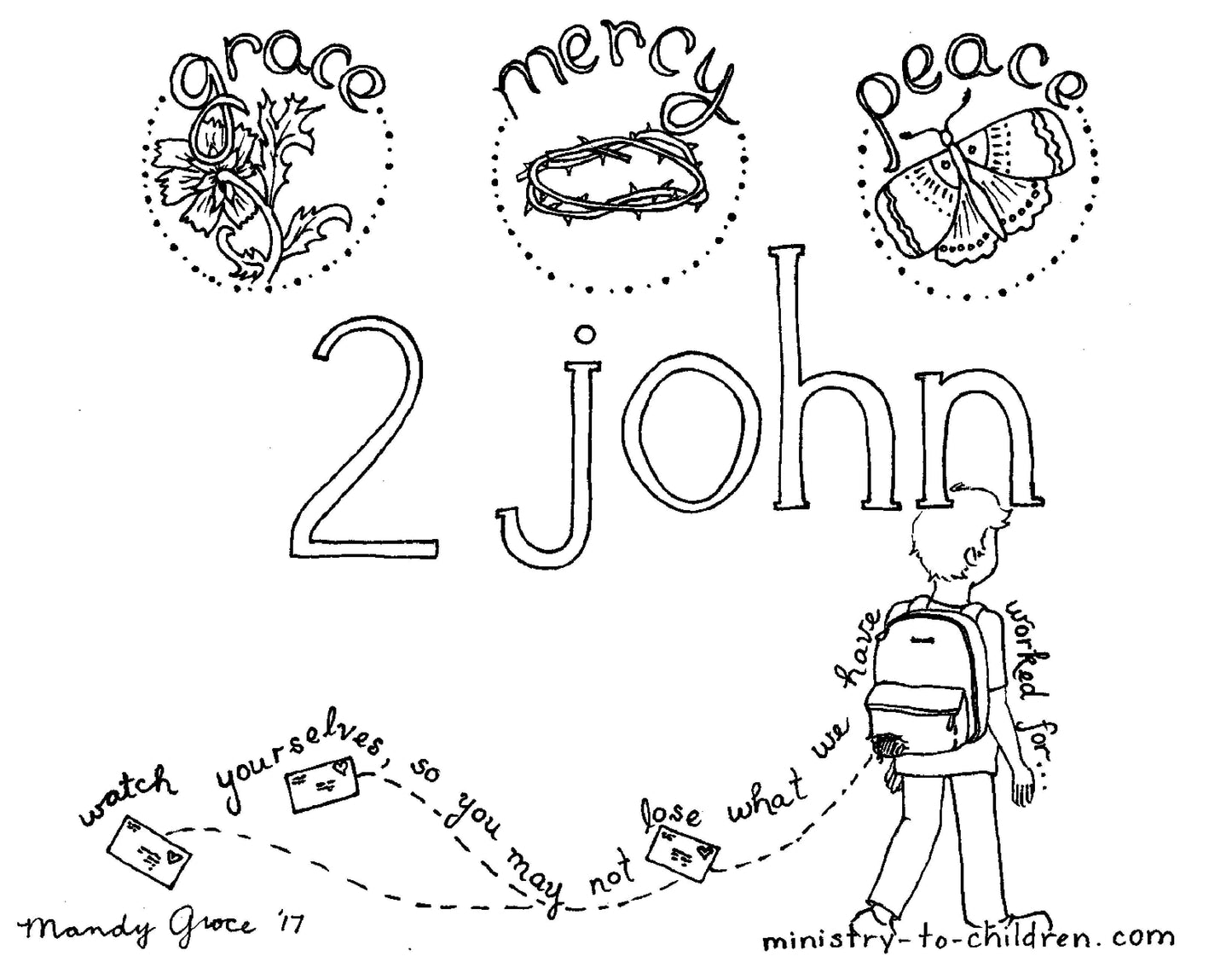 Books of the Bible Coloring Book - 66 Pages (download only) - Sunday School Store