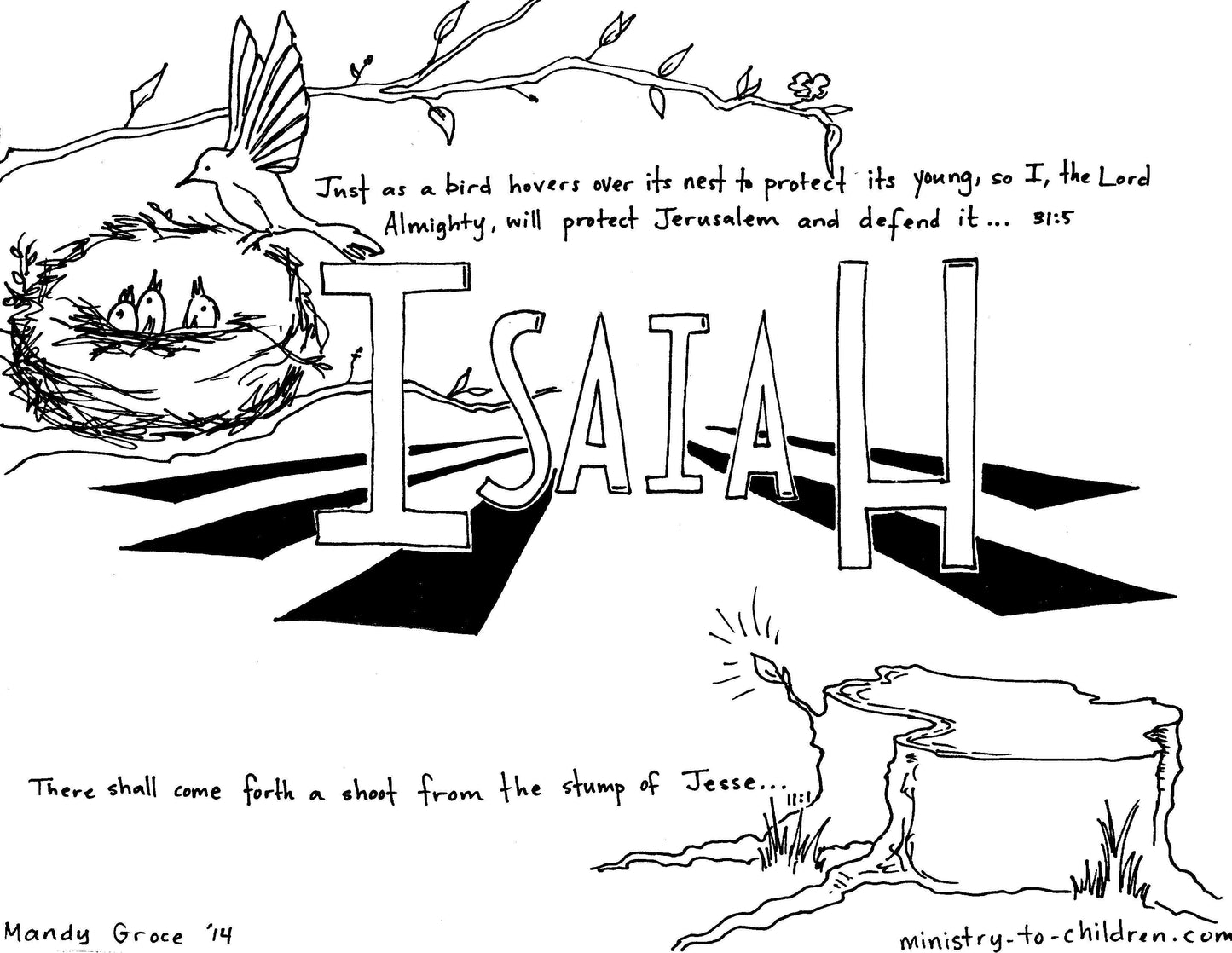 Books of the Bible Coloring Book - 66 Pages (download only) - Sunday School Store