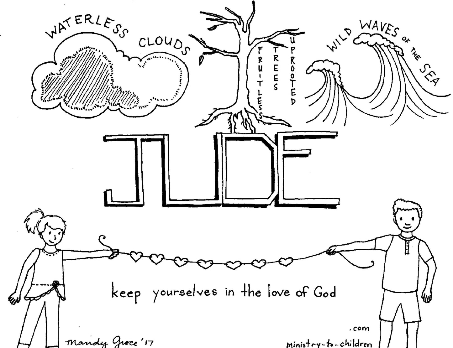 Books of the Bible Coloring Book - 66 Pages (download only) - Sunday School Store