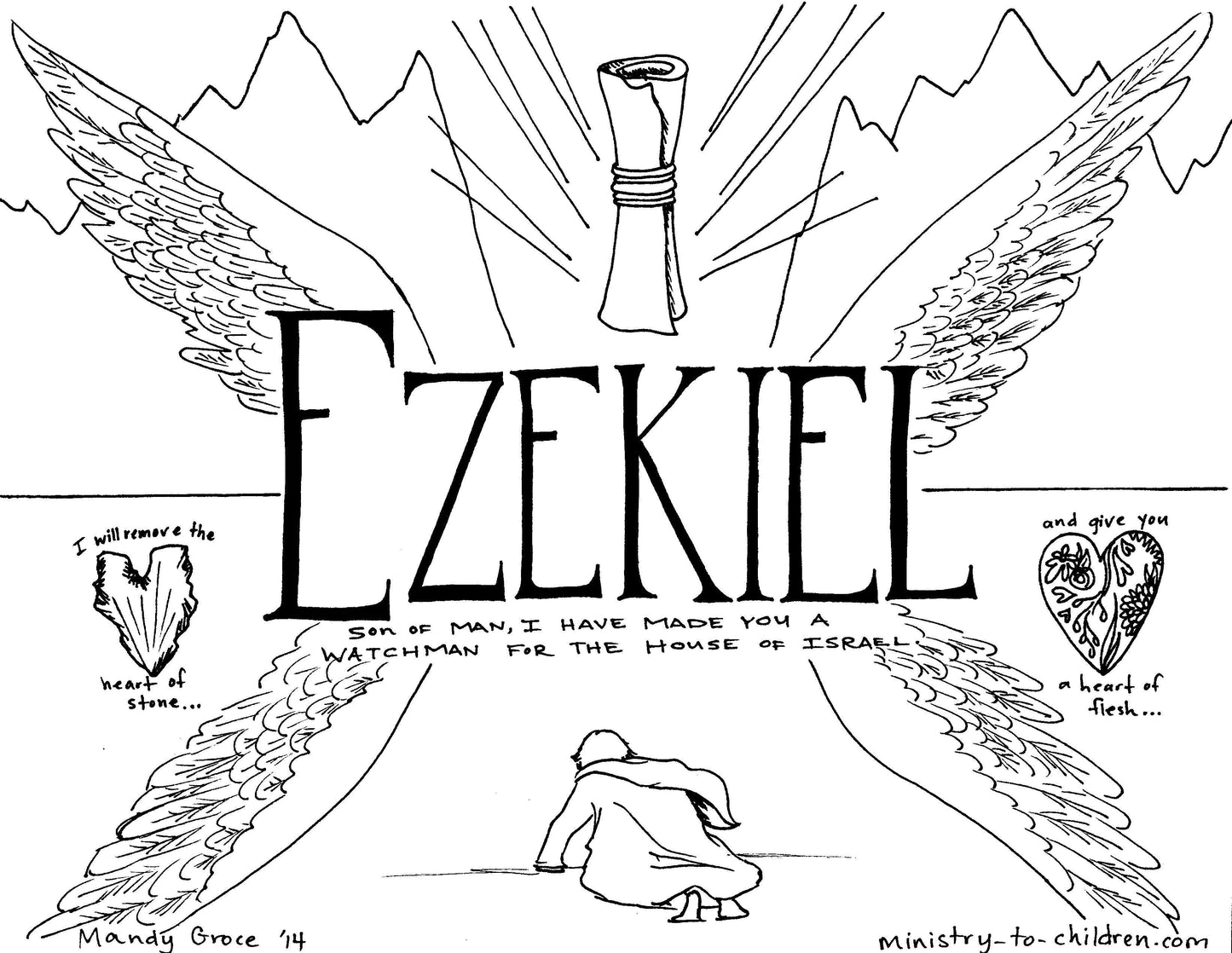 Books of the Bible Coloring Book - 66 Pages (download only) - Sunday School Store