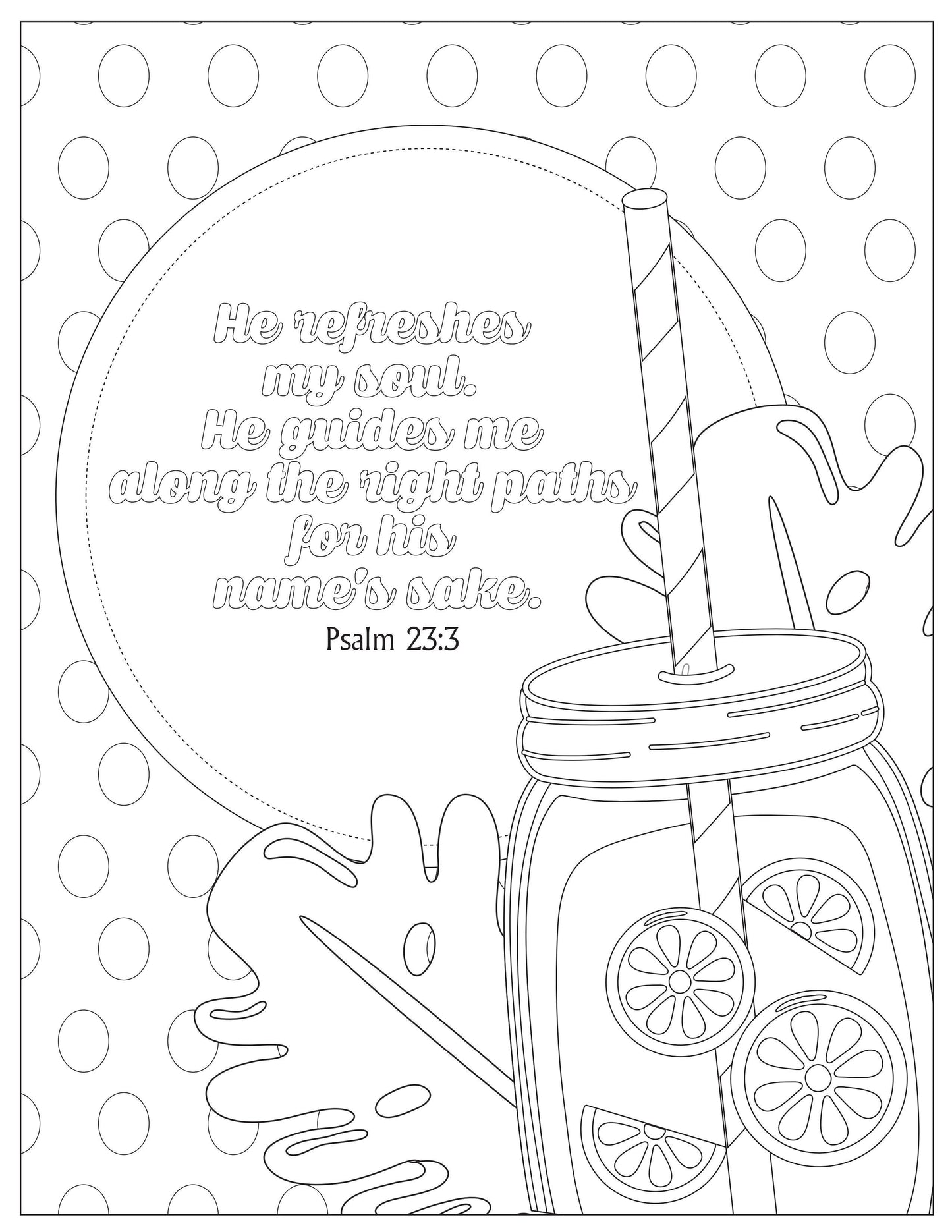 Book of Psalms: 37 Page Bible Coloring Book (download only) - Sunday School Store