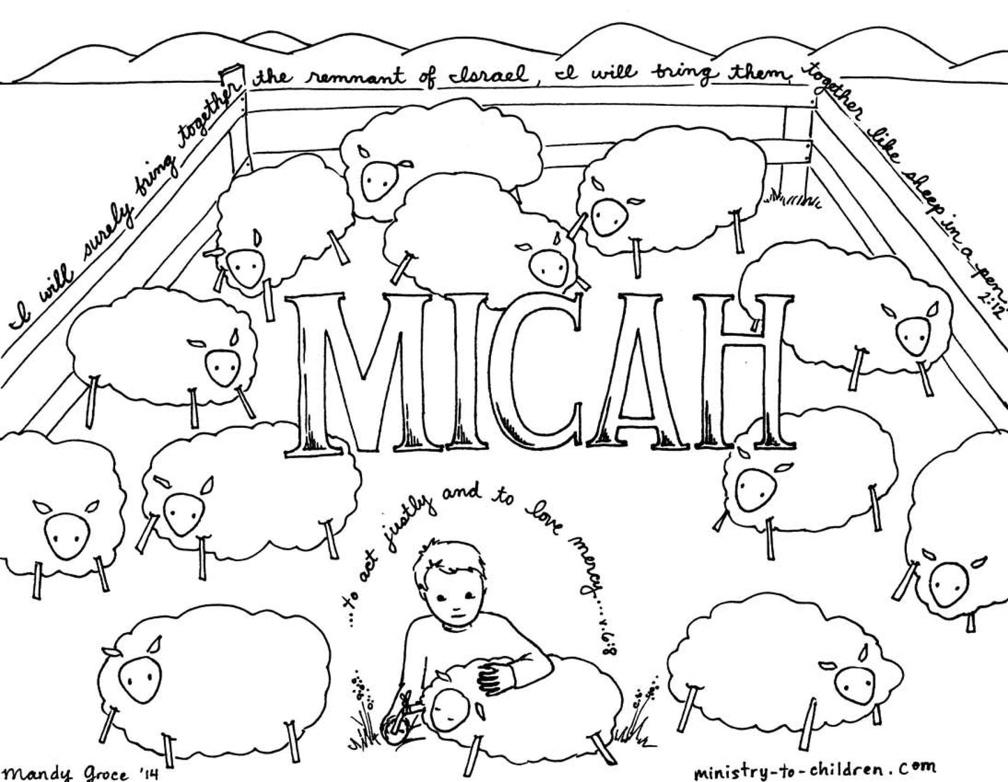 Books of the Bible Coloring Book - 66 Pages (download only) - Sunday School Store