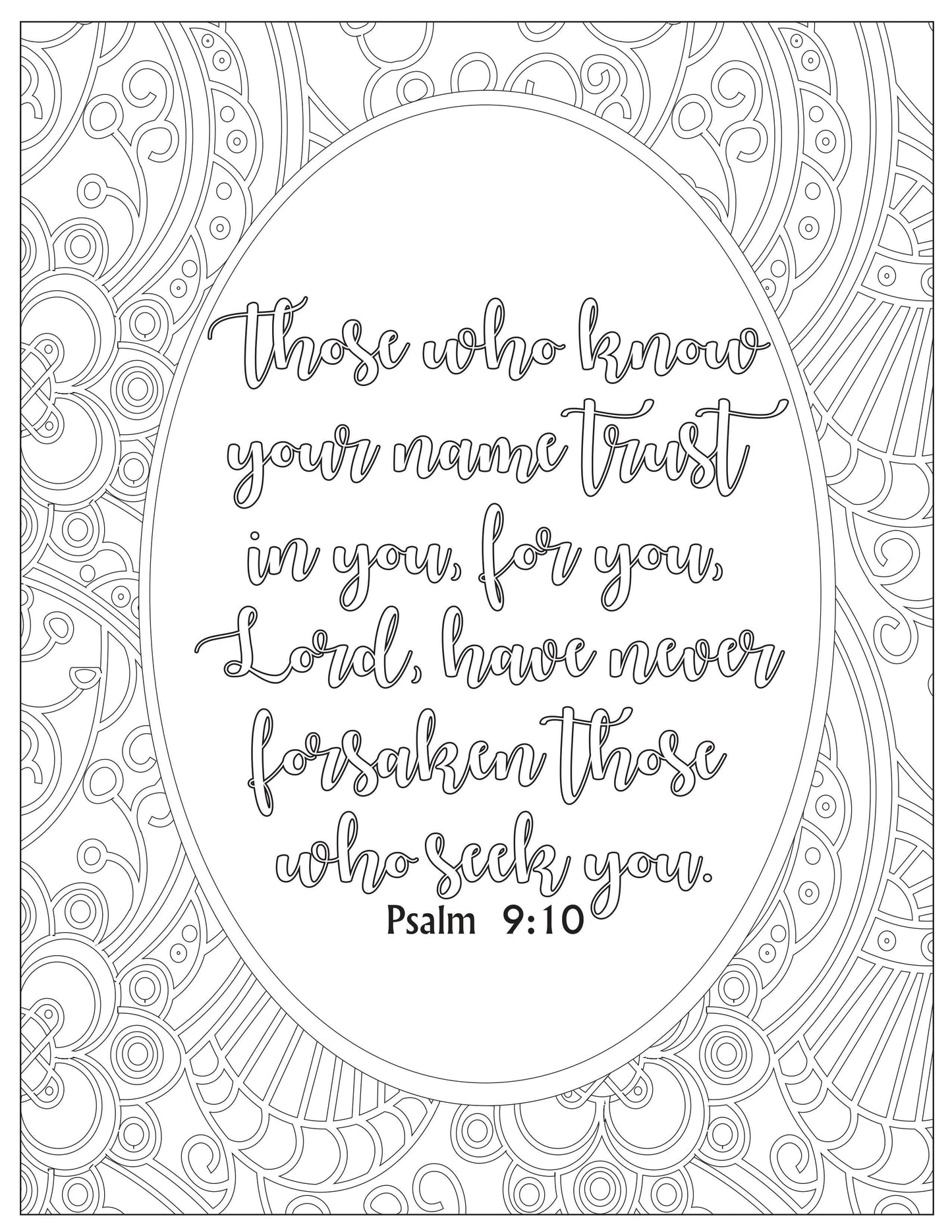 Book of Psalms: 37 Page Bible Coloring Book (download only) - Sunday School Store